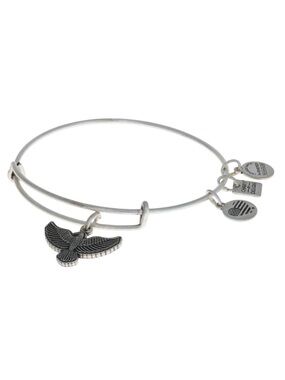 Alex and Ani Spirit of the Eagle Charm Bangle Bracelet - Silver